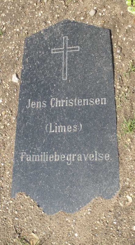 Jens Christensen Lime's familiegravsted.JPG